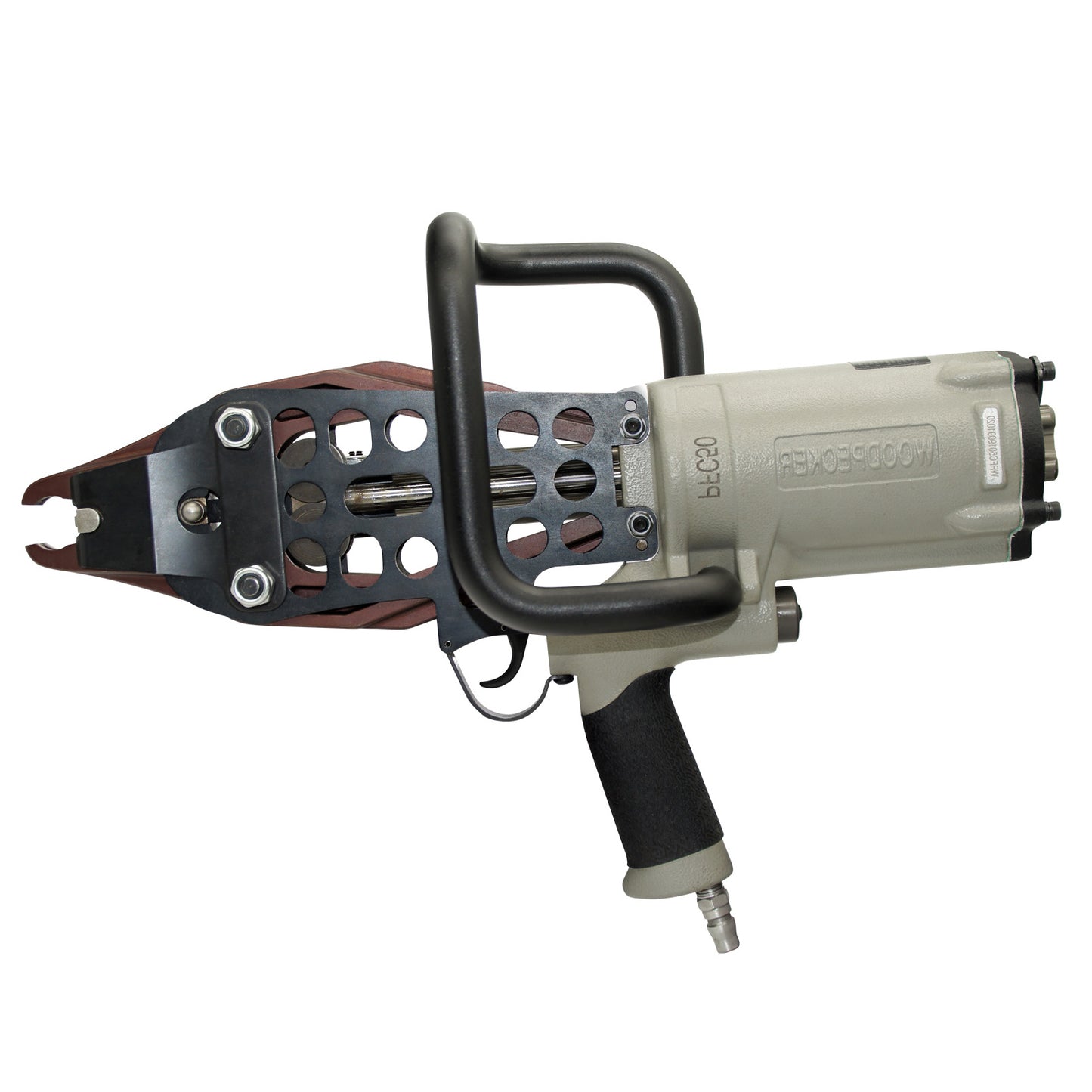 Woodpecker C130L/PFC50 11 Gauge Easy Carry Pneumatic Hog Ring Gun for Gabion 1 1/2 Inch Crown Air C Ring Plier for Wire Cages, Gabion, Fencing, Sofa, Spring Mattress, Car Seat, Bedding, Wire Mesh Baskets