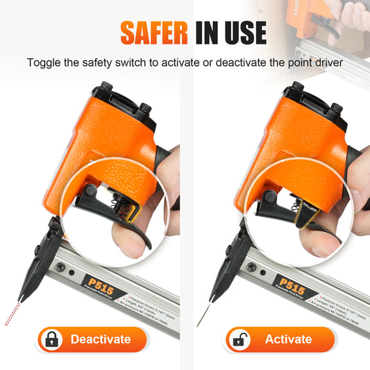 KAMSIN P515 Colocador Neumático de Puntos Flexibles con 1000 Puntos Flexibles y otros 2000 Puntos Flexibles (totalizando 3000 Puntos)