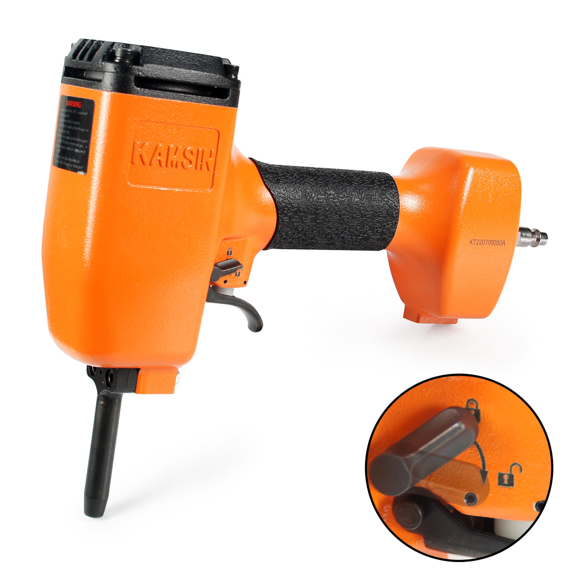 KAMSIN BD70 Extractor Neumático de Clavos con Seguridad, Desclavador de Aire para Ahorrar Mano de Obra para Quitar Clavos de Palets Oxidados de Madera Desechada o Reciclada