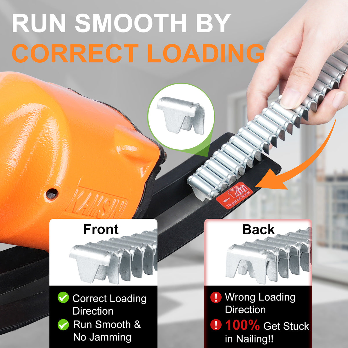 KAMSIN M66 Series Galvanized Vertex Clips, for Hartco M66 Clinch Clipper Gun, M66 Series Clinching Tools