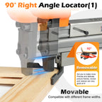 KAMSIN V1015 Pneumatic Picture Frame Nailer Gun and Optional 3/16" to 19/32" (5-15mm) V-Nails Set – Professional Picture Frame Joiner Tool