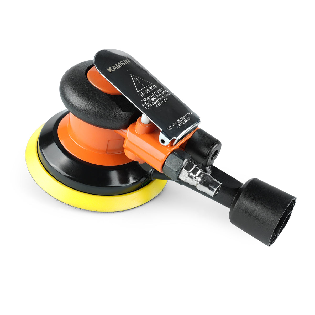 Lijadora orbital aleatoria neumática KAMSIN, lijadora de palma de aire, lijadora DA profesional de velocidad ajustable para carpintería, metal y carrocería de automóviles