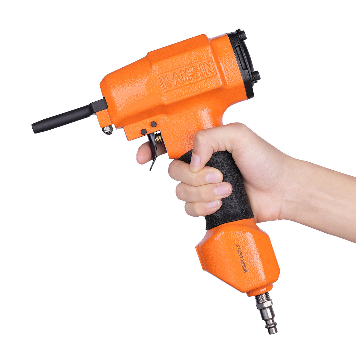 KAMSIN BD70 Extractor Neumático de Clavos con Seguridad, Desclavador de Aire para Ahorrar Mano de Obra para Quitar Clavos de Palets Oxidados de Madera Desechada o Reciclada