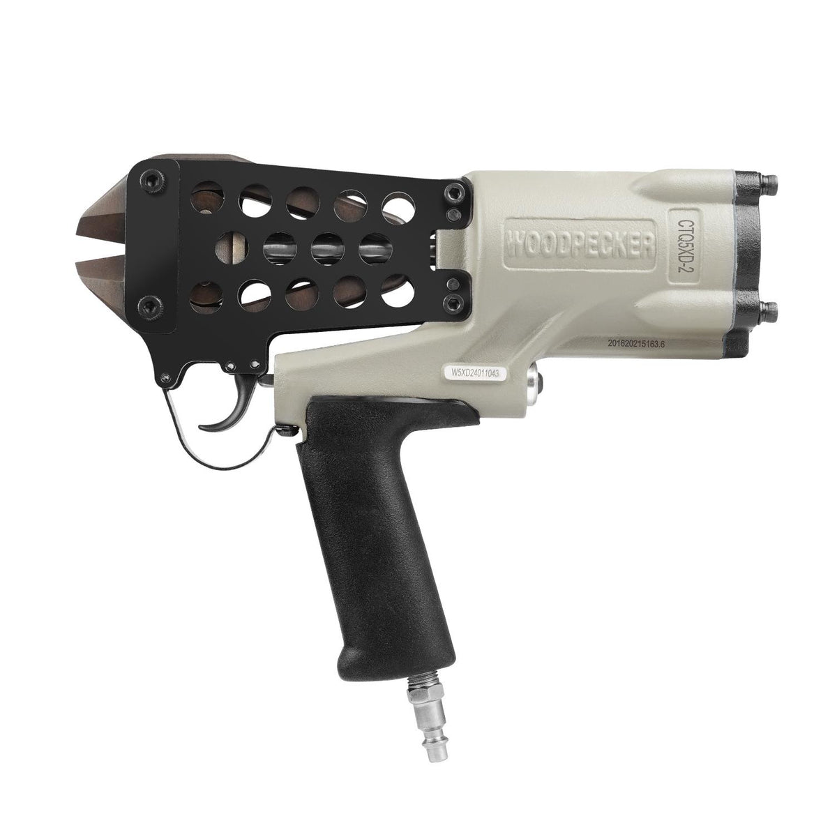 Woodpecker CTQ3XD-CTQ6XD Pneumatic Cutting Nipper for 3-6mm Diameter Automatic Industrial Air Power Cutter Bolt Cutter Wire Clipper Shears Heavy Duty Wire Cutting Tool for Steel Wire, Wire Cages, Wire Cutting