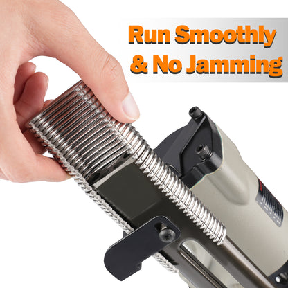 KAMSIN C50 11 Gauge Manual Snap Rings 1 3/4-Inch Crown for Hog Ring Gun 13.5-14mm Closure Diameter Zinc-Aluminum Alloy C Ring Staples for Wire Cages, Mattress, Gabion