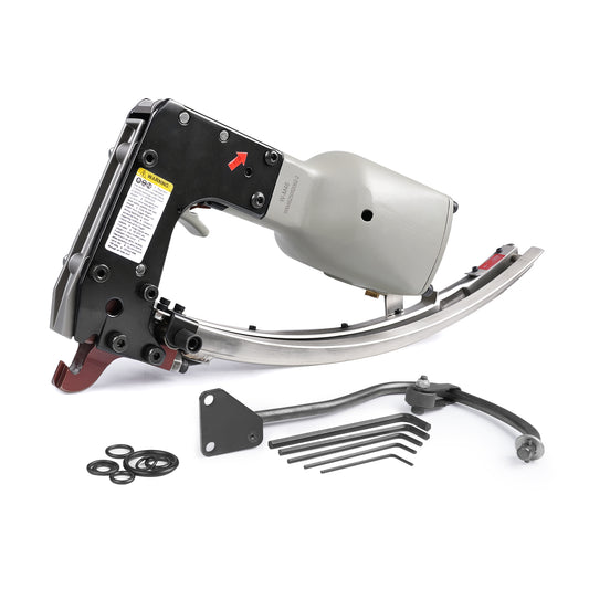 WOODPECKER M46 Cizalla neumática para engatillar Herramienta de engatillar Hartco Pistola de clips industrial para colchones de muelles, asientos de coche
