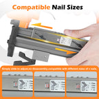 KAMSIN V1015 Pneumatic Picture Frame Nailer Gun and Optional 3/16" to 19/32" (5-15mm) V-Nails Set – Professional Picture Frame Joiner Tool
