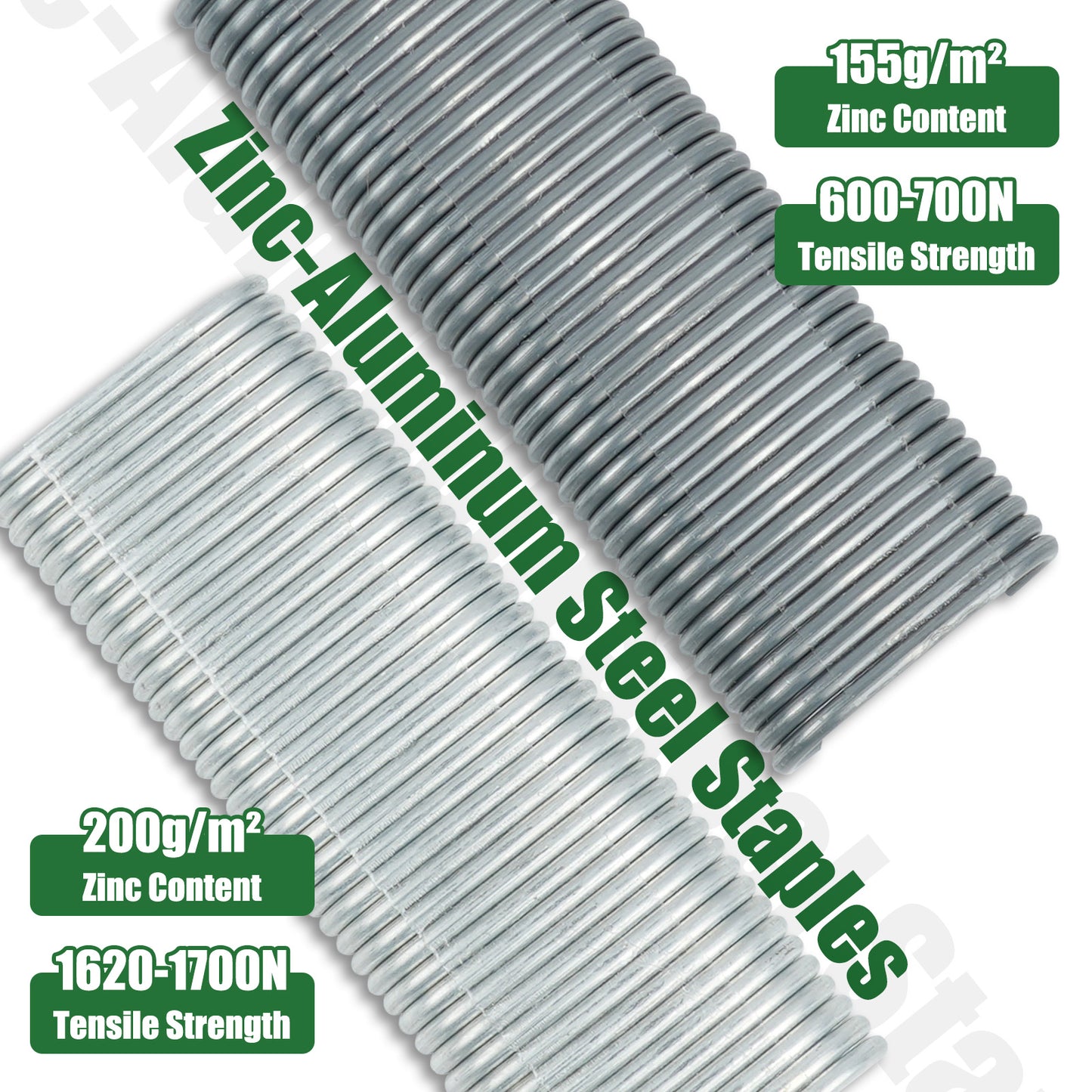 Woodpecker C130L/PFC50 11 Gauge Easy Carry Pneumatic Hog Ring Gun for Gabion 1 1/2 Inch Crown Air C Ring Plier for Wire Cages, Gabion, Fencing, Sofa, Spring Mattress, Car Seat, Bedding, Wire Mesh Baskets