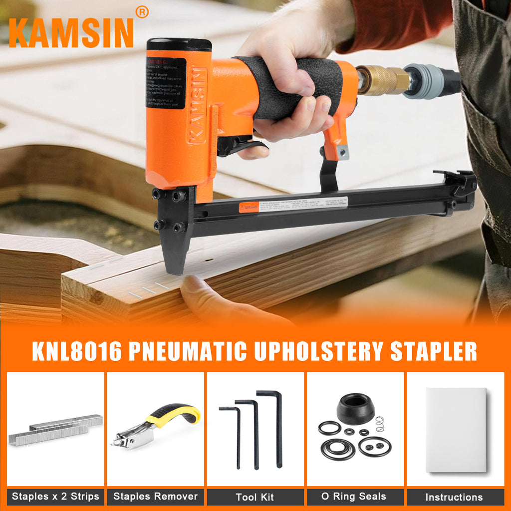 KAMSIN 8016K Fine Wire 21-Gauge Upholstery Stapler for 80 Series Stapl KAMSIN 8016K Fine Wire 21-Gauge Upholstery Stapler for 80 Series Stapl