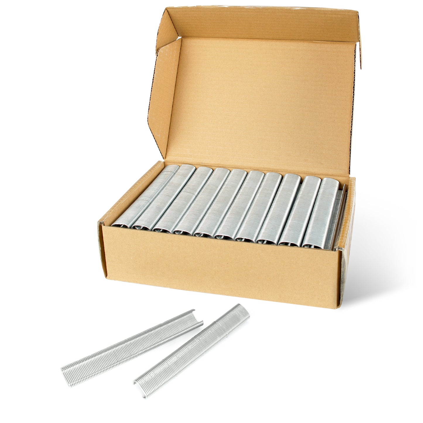 KAMSIN C27 Hog Rings- 15 Gauge Galvanized C-Type Staples, 15/16"(23.4mm) Inner Crown - Compatible with C7 Air Hog Ring Gun for Cages, Fencing, and DIY Projects