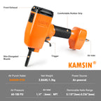 KAMSIN KT50 Pneumatic Nails Puller, Professional Heavy Duty Air Punch Nailer,1/4 Inch NPT Air Inlet Air Power Nail Remover, Denailer Removes Nails At The Head Diameter Of 0.118"(3mm)-0.236"(6mm)
