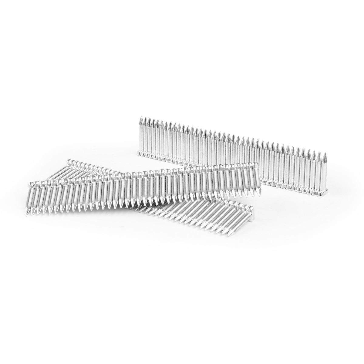 KAMSIN 14 Gauge Concrete T Nails, 18-64mm (3/4"-2 1/2") Leg Length, Galvanized Smooth Shank T Shank Nails for Concrete Nailing, Heavy Duty Works, 400 PCS/BOX
