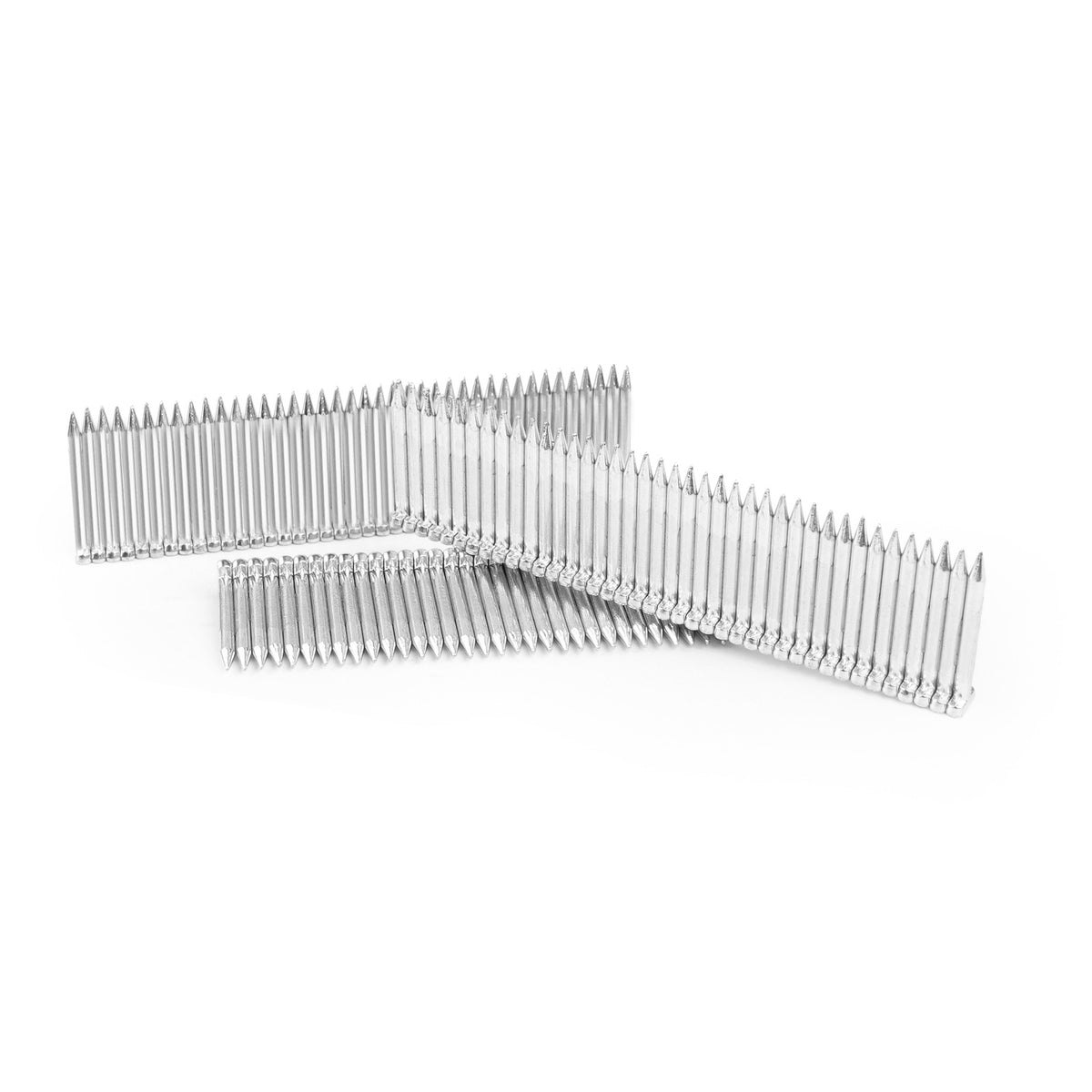 KAMSIN 14 Gauge Concrete T Nails, 18-64mm (3/4"-2 1/2") Leg Length, Galvanized Smooth Shank T Shank Nails for Concrete Nailing, Heavy Duty Works, 400 PCS/BOX