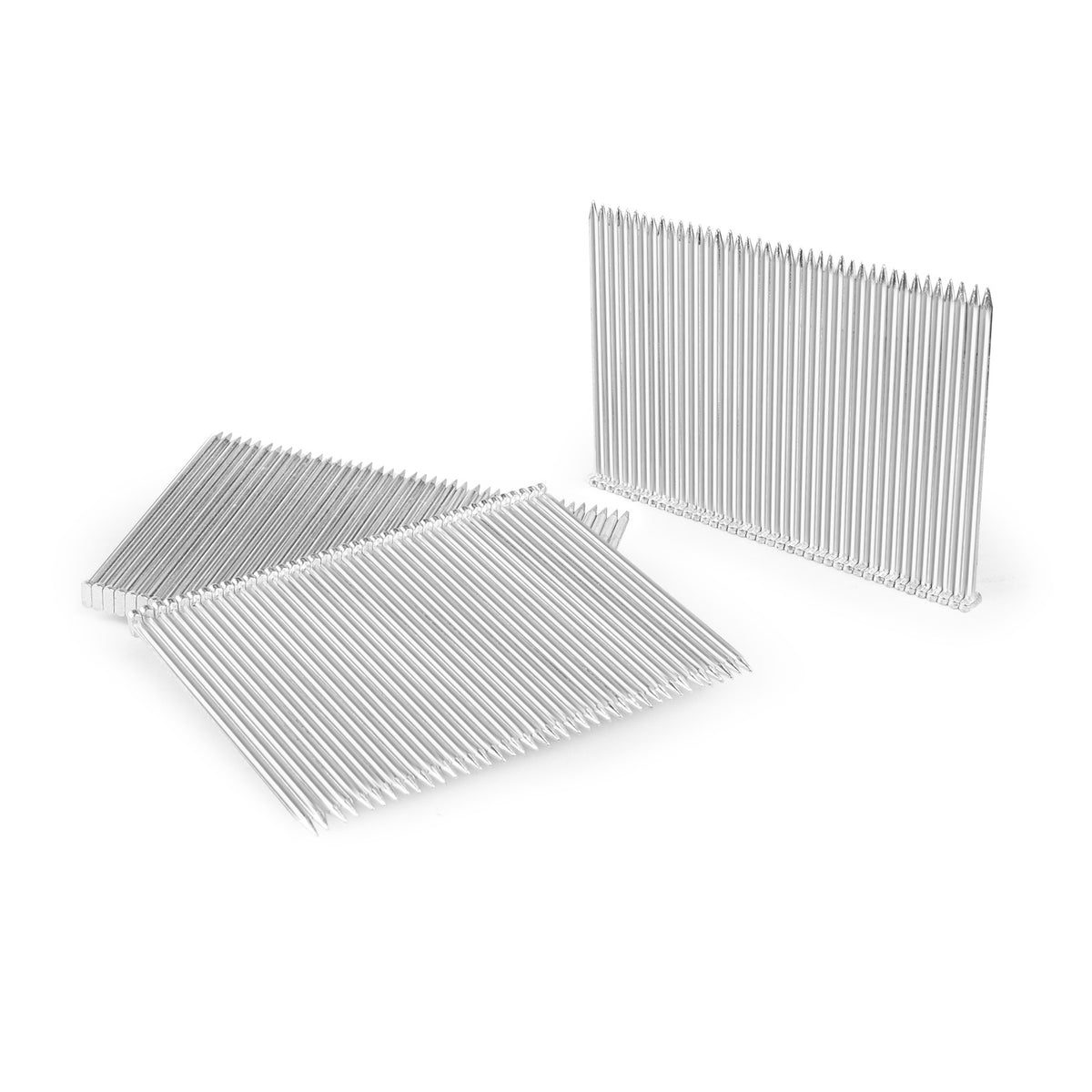 KAMSIN 14 Gauge Concrete T Nails, 18-64mm (3/4"-2 1/2") Leg Length, Galvanized Smooth Shank T Shank Nails for Concrete Nailing, Heavy Duty Works, 400 PCS/BOX