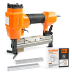 KAMSIN V1015 Pneumatic Picture Frame Nailer Gun and Optional 3/16" to 19/32" (5-15mm) V-Nails Set – Professional Picture Frame Joiner Tool