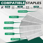 Woodpecker ST64 14 Gauge Heavy Duty Pneumatic Concrete T Nailer Kit with 400PCS ST18 and 800PCS ST18-ST64 Concrete T Nails