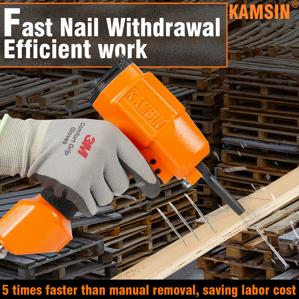 Human Nail Extractor KAMSIN KT38 Pneumatic Nails Puller for Recycling/Removing Nails shank ...